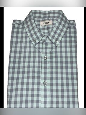 Savannah Men’s Plaid Shirt Button-Down Size Small New No Tags